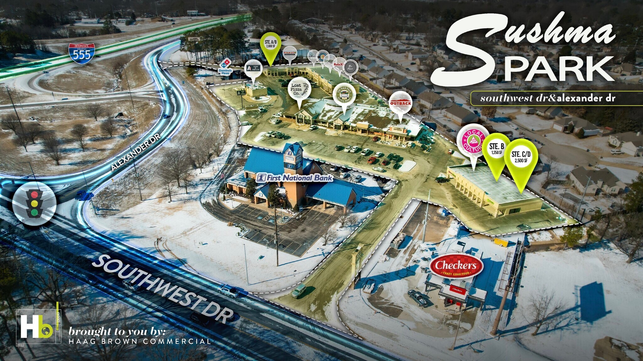 Southwest Dr & Hwy 63, Jonesboro, AR for lease Aerial- Image 1 of 7