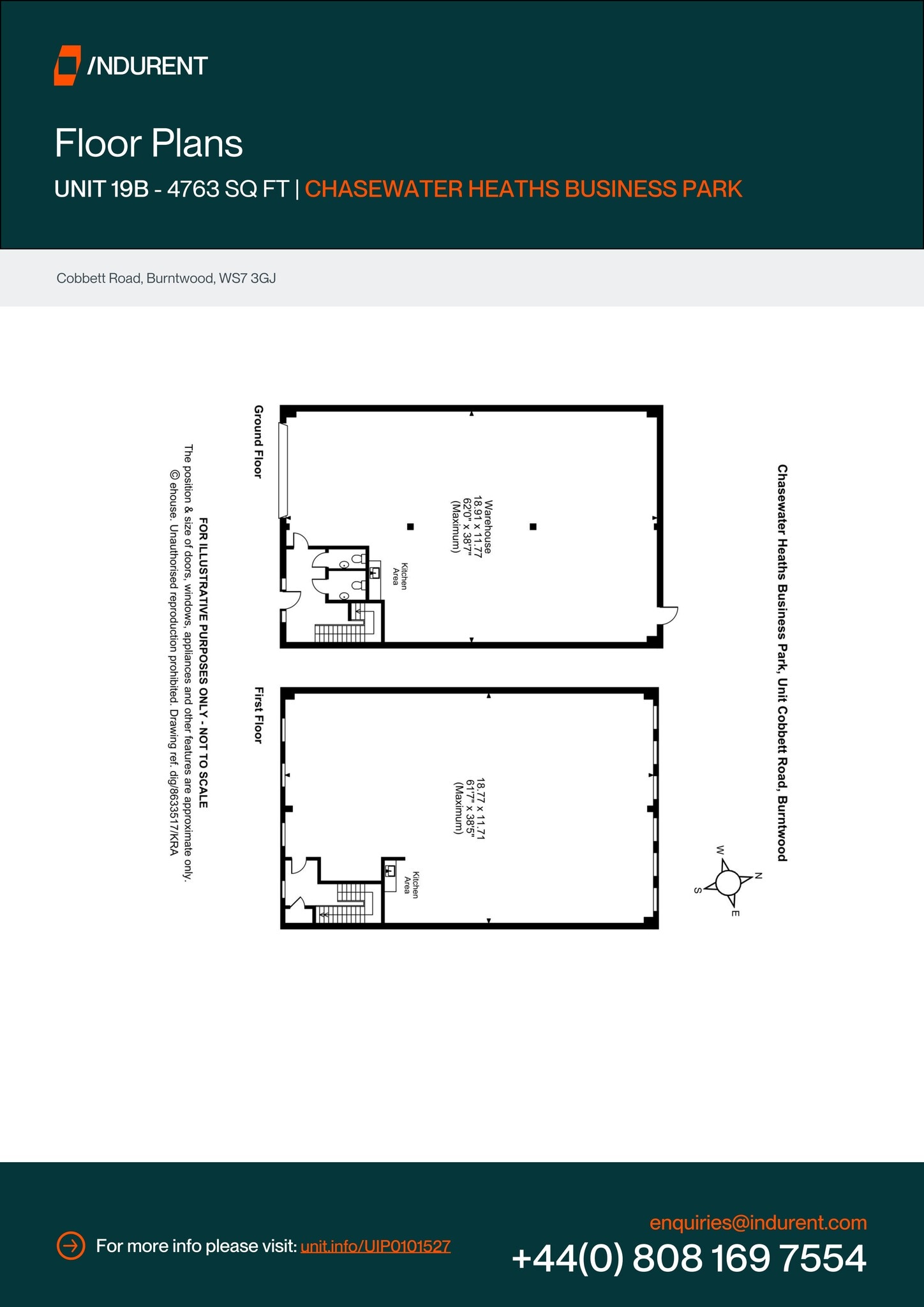 Cobbett Rd, Burntwood à louer Plan de site- Image 1 de 1
