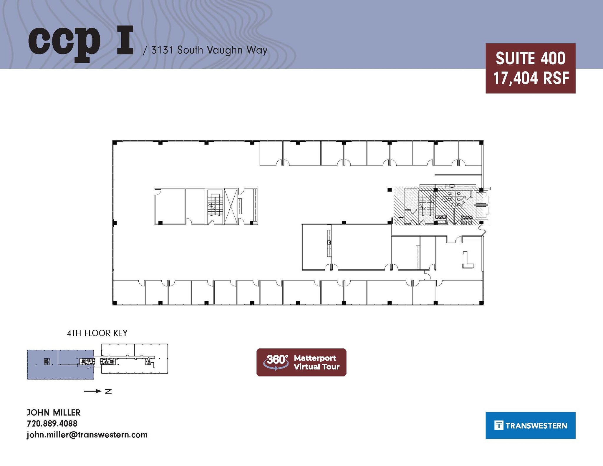 3131 S Vaughn Way, Aurora, CO for lease Floor Plan- Image 1 of 1