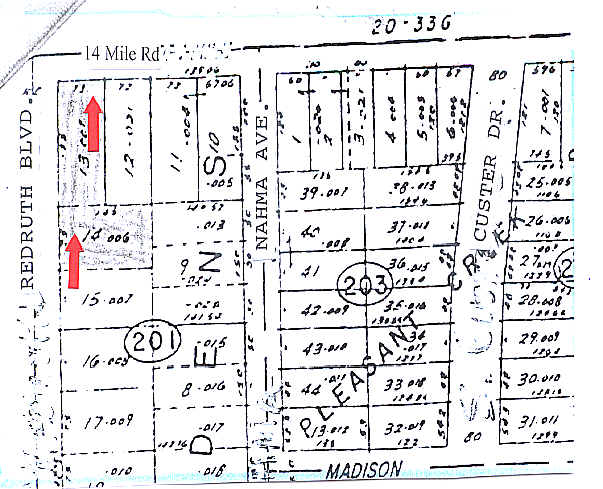 555 W 14 Mile Rd, Clawson, MI à louer - Plan cadastral - Image 2 de 4