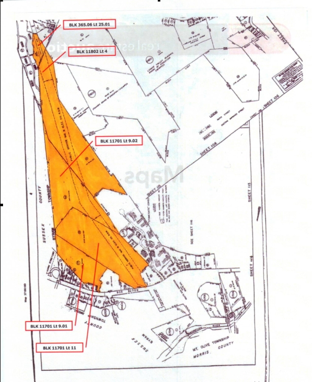 Route 206, Stanhope, NJ à vendre Plan cadastral- Image 1 de 1