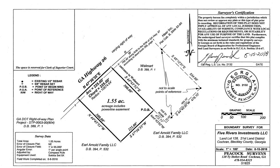Hwy 26, Cochran, GA à vendre - Photo du bâtiment - Image 2 de 3