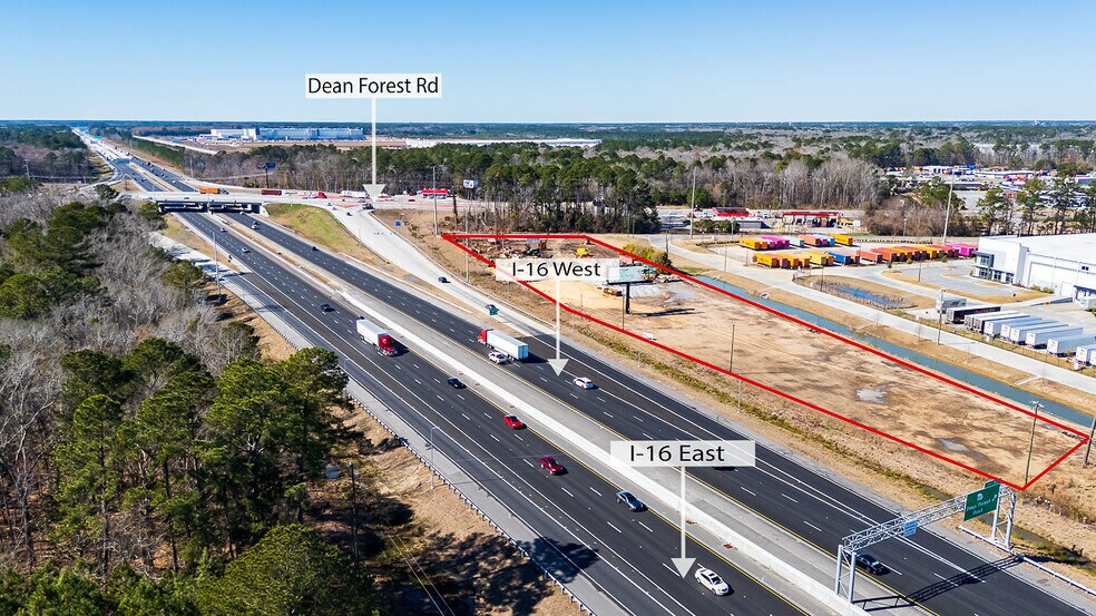 1753 Old Dean Forest Rd, Garden City, GA à louer - Aérien - Image 2 de 10