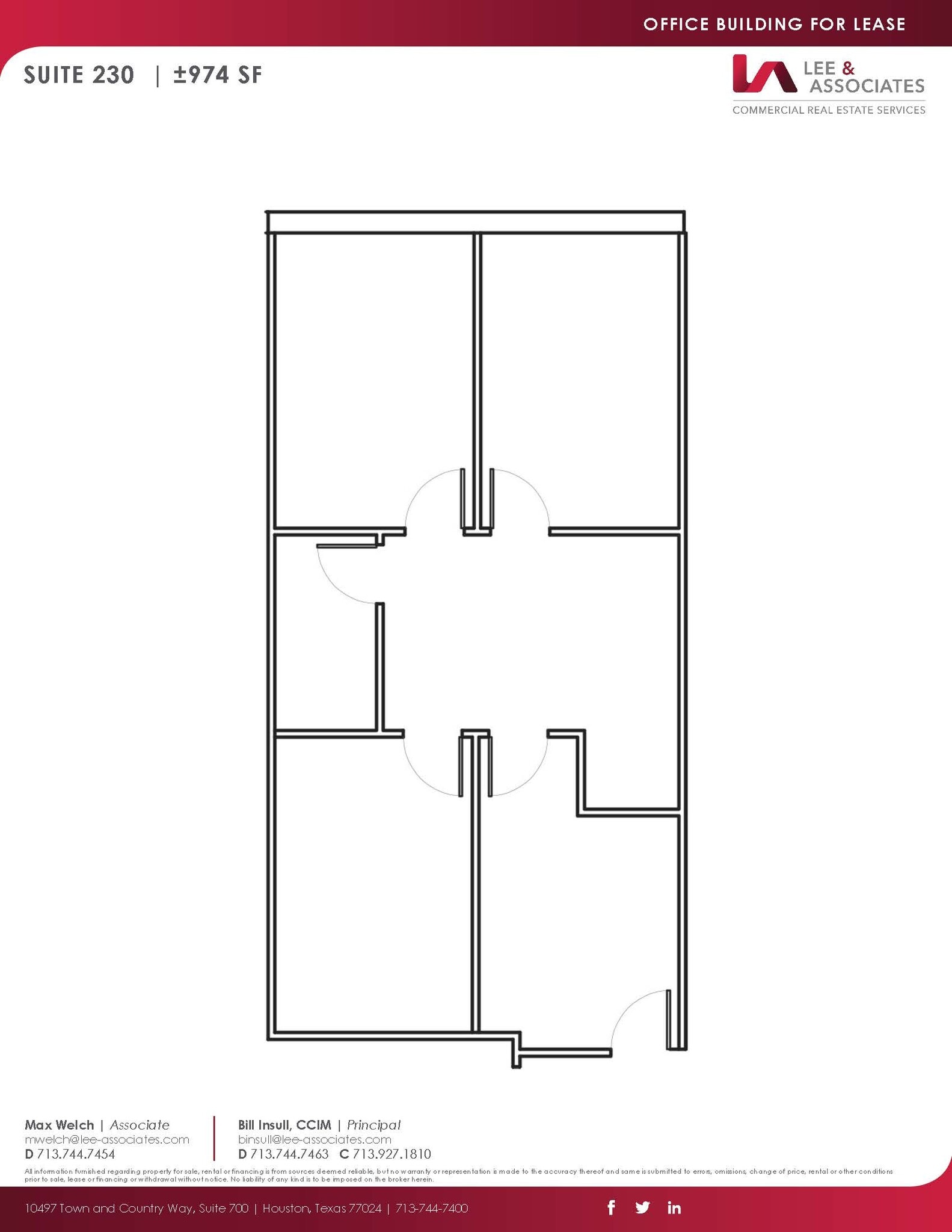 8711 Highway 6 N, Houston, TX à louer Plan d’étage- Image 1 de 2