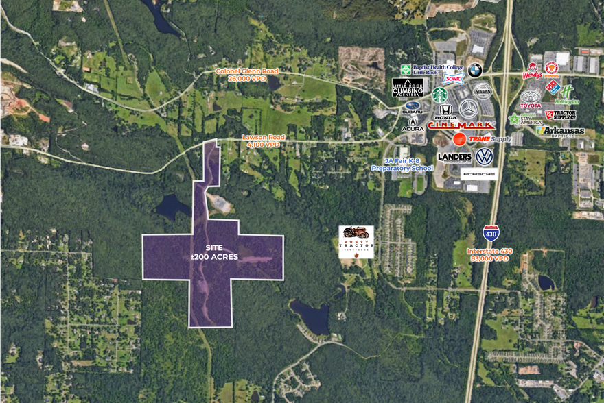 Lawson Rd, Little Rock, AR for sale - Building Photo - Image 1 of 3