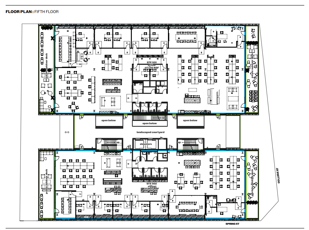 843 N Spring St, Los Angeles, CA for lease Floor Plan- Image 1 of 1