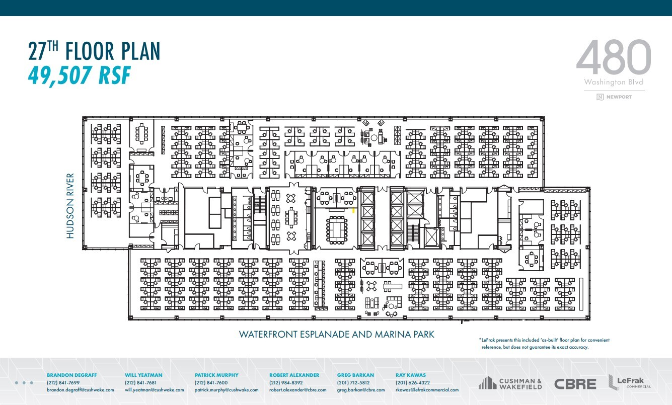 480 Washington Blvd, Jersey City, NJ for lease Floor Plan- Image 1 of 1