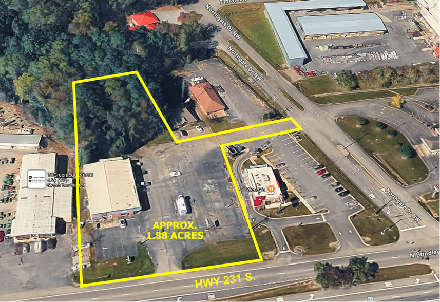 957-965 N Brindlee Mountain Pky, Arab, AL for sale - Aerial - Image 2 of 3