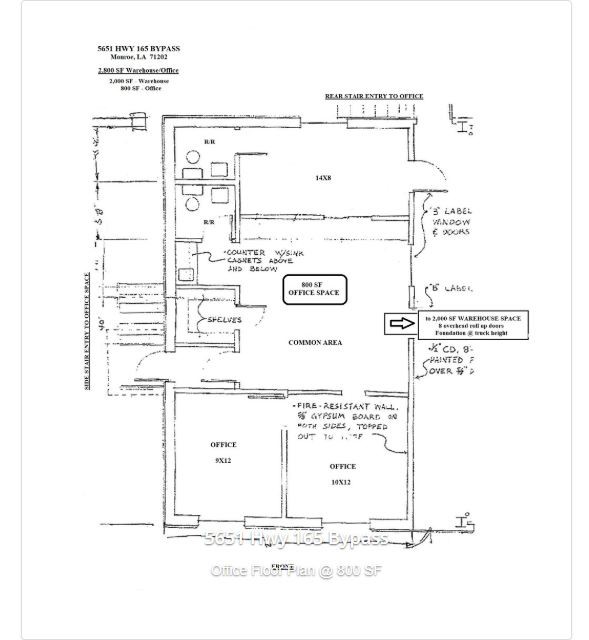 5651 US-165, Monroe, LA à vendre Plan d’étage- Image 1 de 1