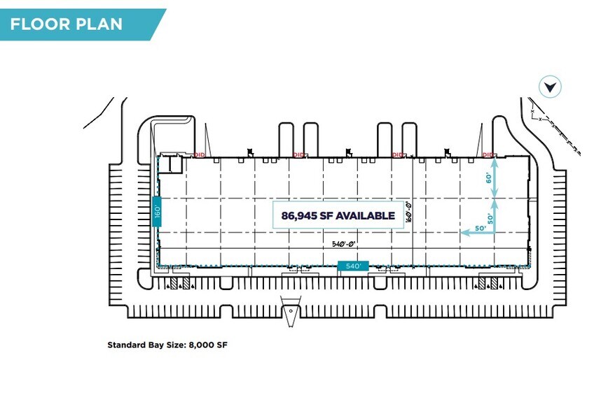 4500 S Cloverleaf Dr, Milwaukee, WI à louer - Plan d’étage - Image 2 de 2