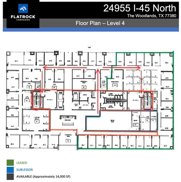 24955 Interstate 45 N, The Woodlands, TX à louer - Plan d’étage - Image 2 de 3