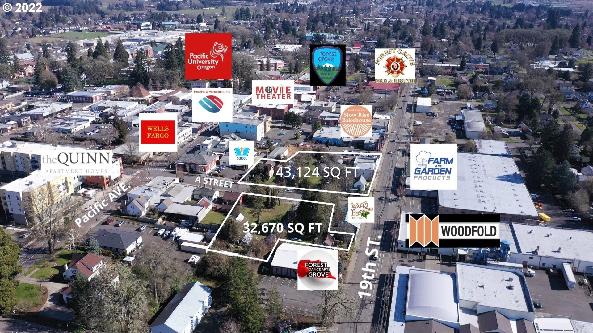 A St, Forest Grove, OR à vendre Plan de site- Image 1 de 14