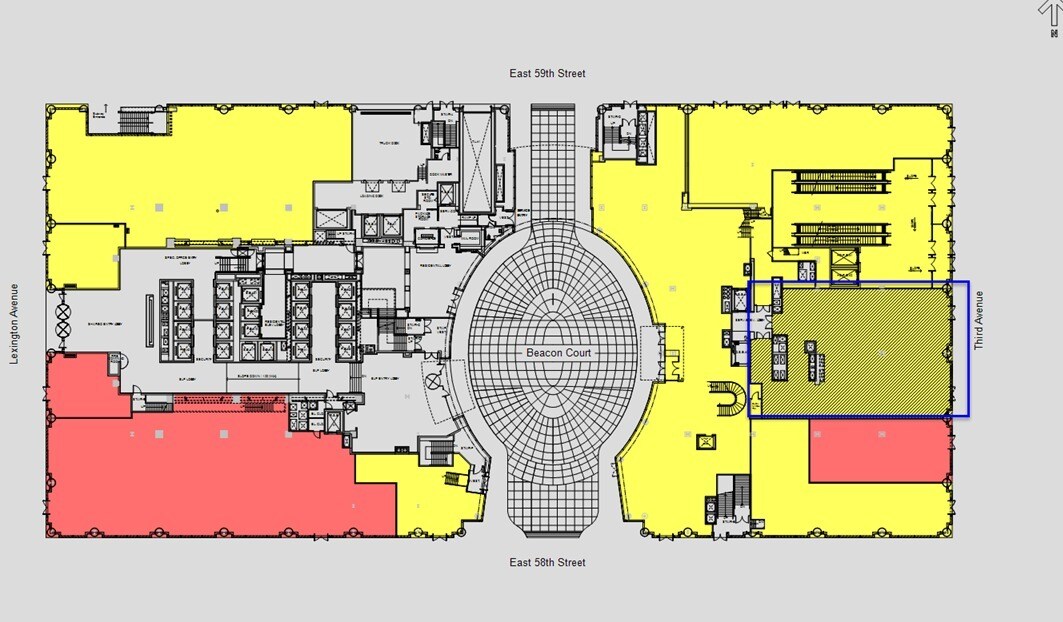 731 Lexington Ave, New York, NY à louer Plan d’étage- Image 1 de 1