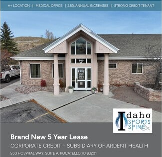 Plus de détails pour 950 Hospital Way, Pocatello, ID - Bureau à vendre