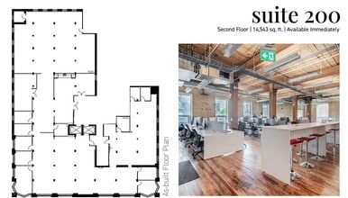 215 Spadina Ave, Toronto, ON for lease Floor Plan- Image 1 of 2
