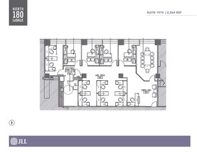 180 N LaSalle St, Chicago, IL for lease Floor Plan- Image 1 of 12