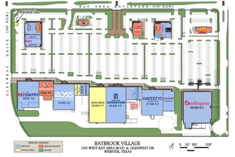 1501-1549 W Bay Area Blvd, Webster, TX for lease Site Plan- Image 2 of 2