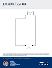 535 E Main St, Tustin, CA à louer Plan d’étage- Image 1 de 1