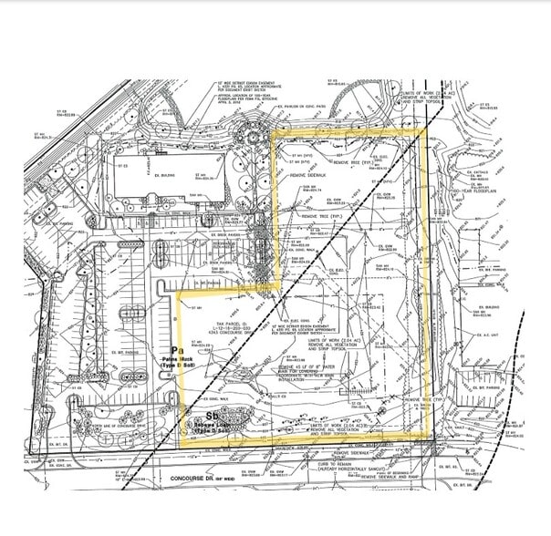 4343 Concourse Dr, Ann Arbor, MI for sale - Plat Map - Image 2 of 3