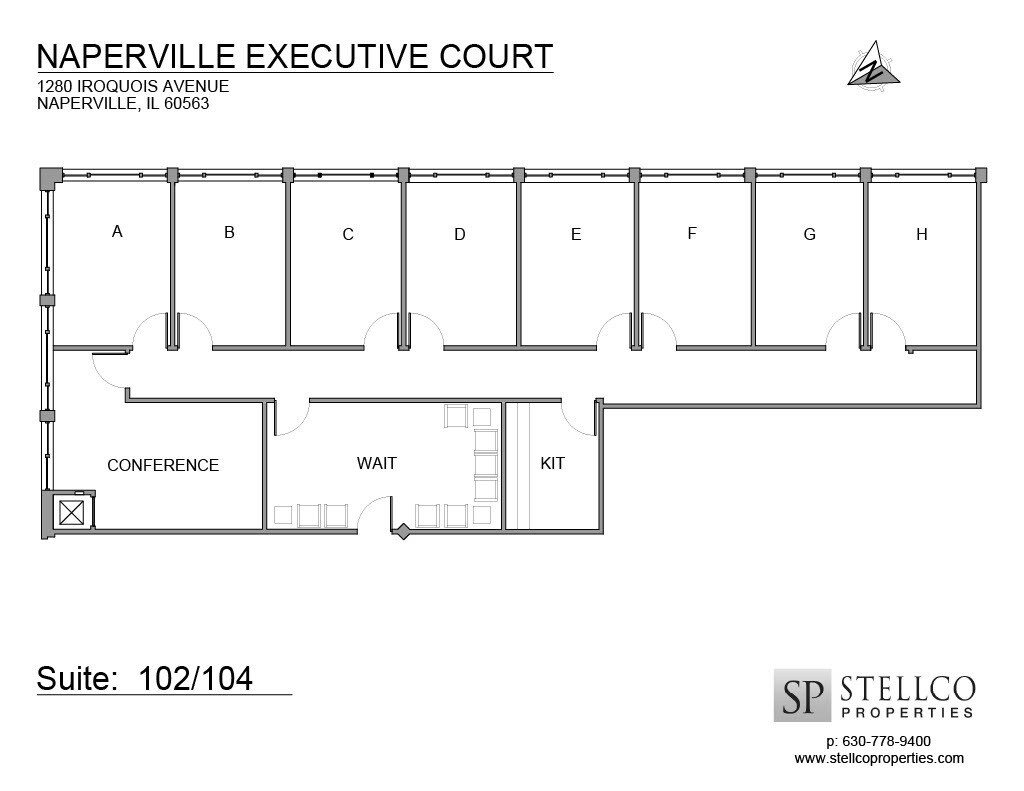 1220-1280 Iroquois Ave, Naperville, IL for lease Floor Plan- Image 1 of 1