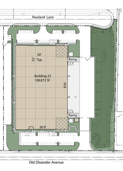 22530 Old Oleander Ave, Perris, CA for lease - Site Plan - Image 2 of 2