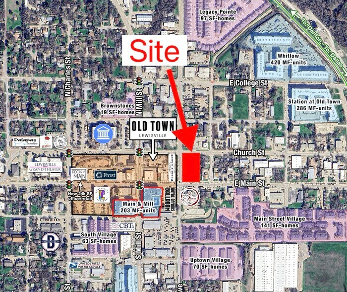 208 E Church St, Lewisville, TX à vendre - Photo du bâtiment - Image 1 de 1