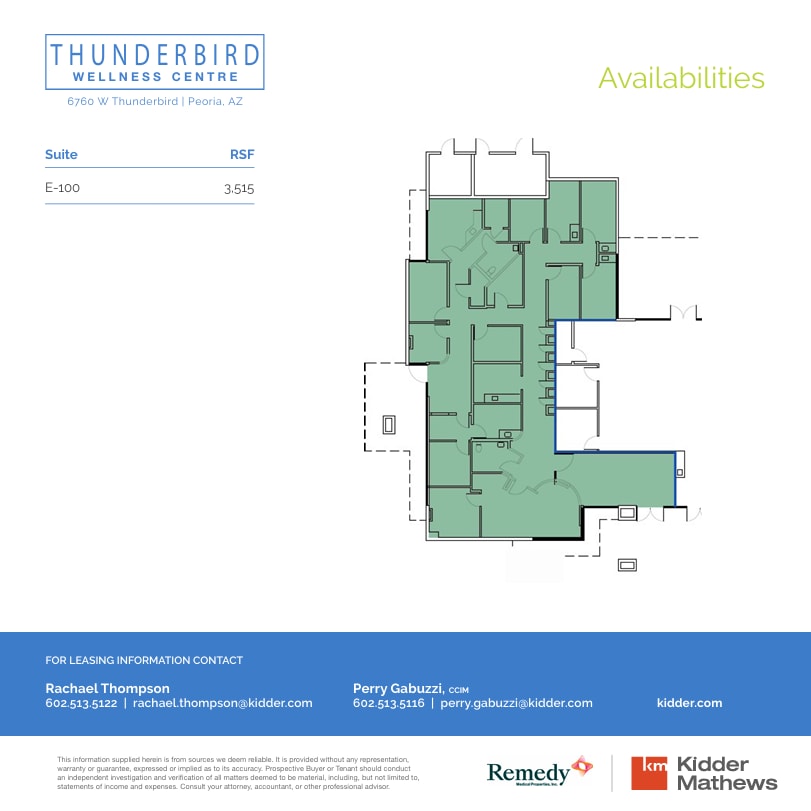 6780 W Thunderbird Rd, Peoria, AZ for lease Floor Plan- Image 1 of 1