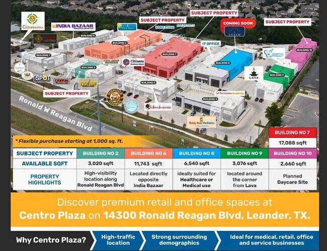 Plus de détails pour 14300 Ronald W Reagan Blvd, Leander, TX - Commerce de détail à vendre