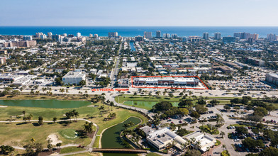 1180 N Federal Hwy, Pompano Beach, FL - aerial  map view