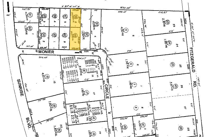 3239 Monier Cir, Rancho Cordova, CA for lease - Plat Map - Image 2 of 10