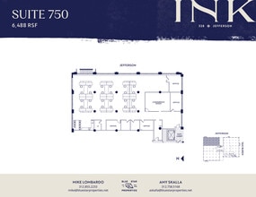 328 S Jefferson St, Chicago, IL à louer Plan d’étage- Image 1 de 5