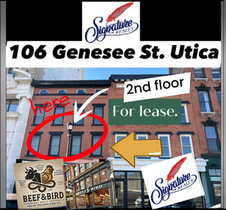 Plus de détails pour 106 Genesee St, Utica, NY - Bureau/Local commercial à louer