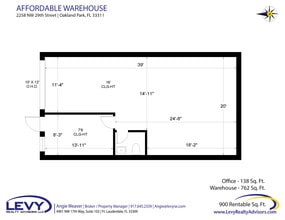 1900-2261 NW 29th St, Oakland Park, FL for lease Floor Plan- Image 1 of 1