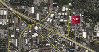 9141 Emmott Rd, Houston, TX - Aérien  Vue de la carte