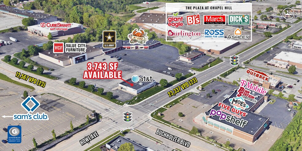 794-796 Howe Ave, Cuyahoga Falls, OH for lease - Aerial - Image 1 of 13