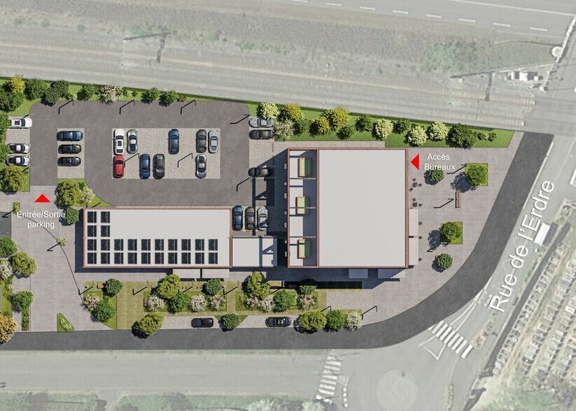 Bureau dans La Chapelle-sur-Erdre à vendre - Plan de site - Image 2 de 5