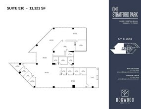 18383 Preston Rd, Dallas, TX à louer Plan d’étage- Image 1 de 1