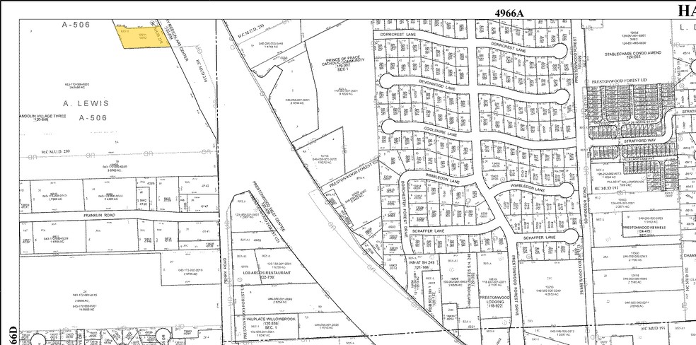 19311 Tx-249 Hwy, Houston, TX à louer - Plan cadastral - Image 2 de 4