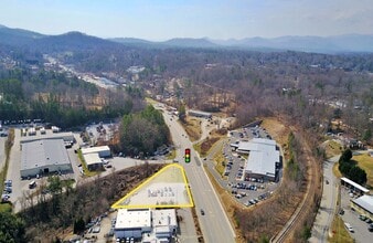 196 Sweeten Creek, Asheville, NC - Aerial  map view