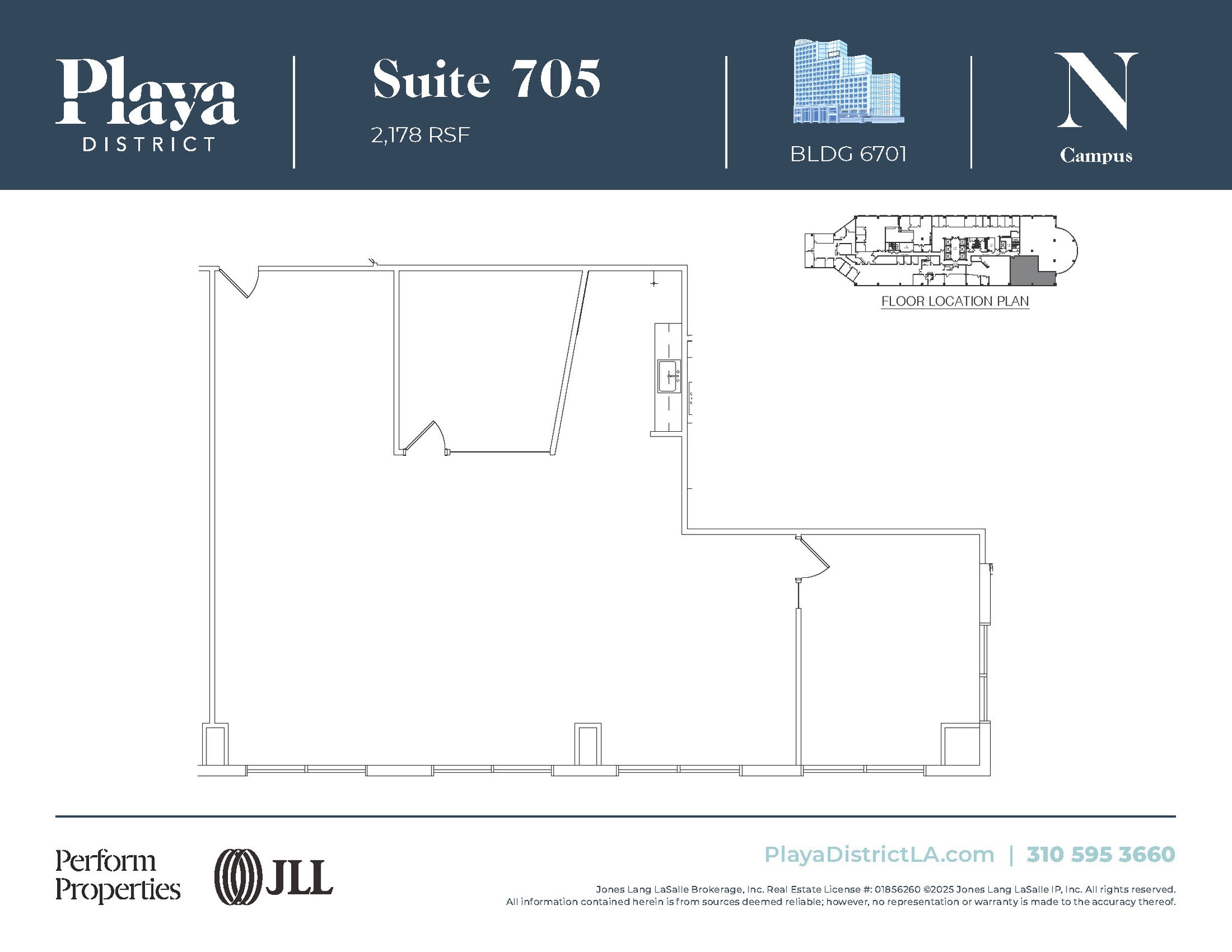 6100 Center Dr, Los Angeles, CA for lease Floor Plan- Image 1 of 1