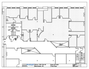 977-1001 Elm St, Manchester, NH à louer Plan d’étage- Image 1 de 1