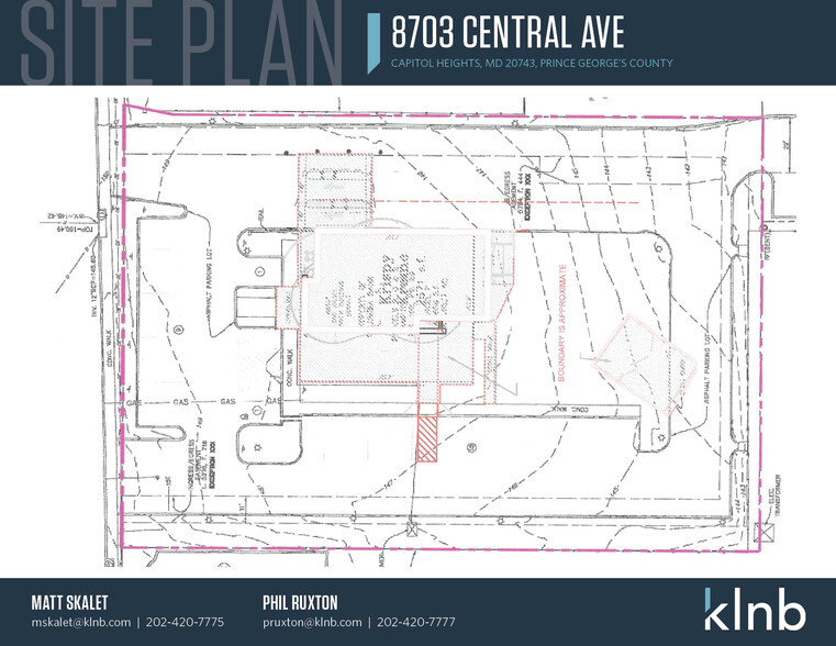 8703 Central Ave, Capitol Heights, MD à louer - Plan de site - Image 2 de 3