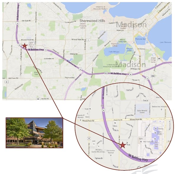 545 Zor Shrine Pl, Madison, WI for sale - Aerial - Image 3 of 6