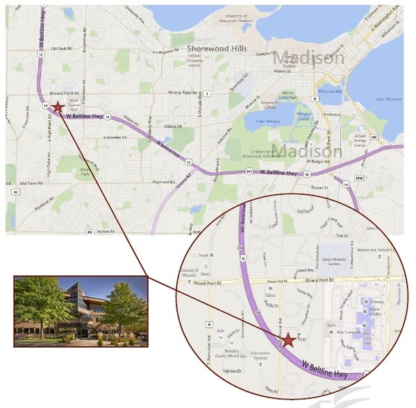 545 Zor Shrine Pl, Madison, WI à vendre - Aérien - Image 3 de 6