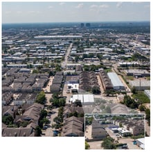 8703 Meadowcroft Dr, Houston, TX - AERIAL  map view