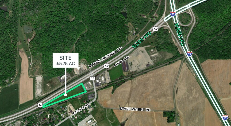US Highway 36 & CR 15, Newcomerstown, OH à vendre - Photo du bâtiment - Image 2 de 2
