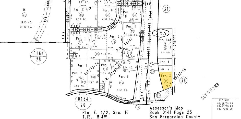 1790 S E St, San Bernardino, CA à vendre - Plan cadastral - Image 1 de 1