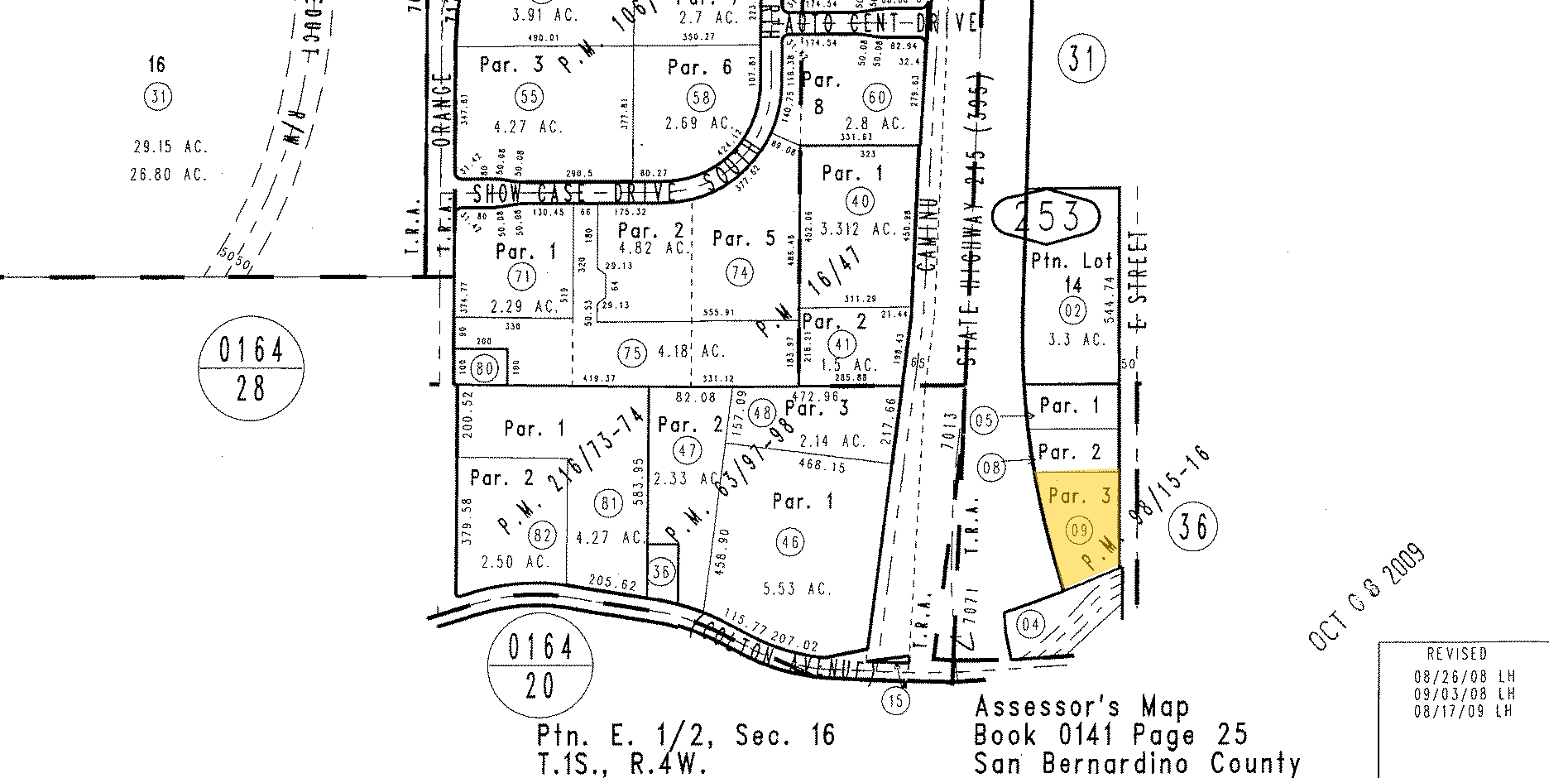 1790 S E St, San Bernardino, CA for sale Plat Map- Image 1 of 1