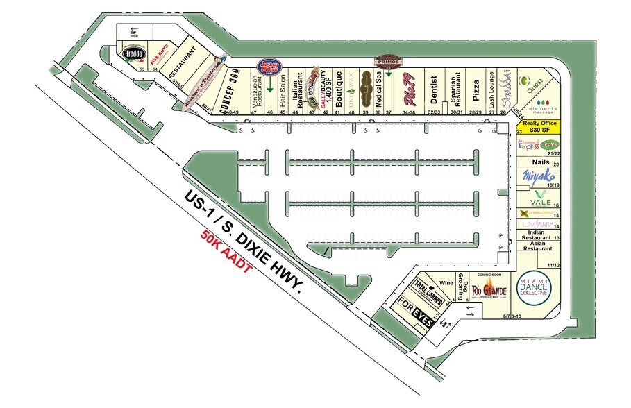 9455-9569 S Dixie Hwy, Miami, FL à louer - Photo du bâtiment - Image 2 de 17