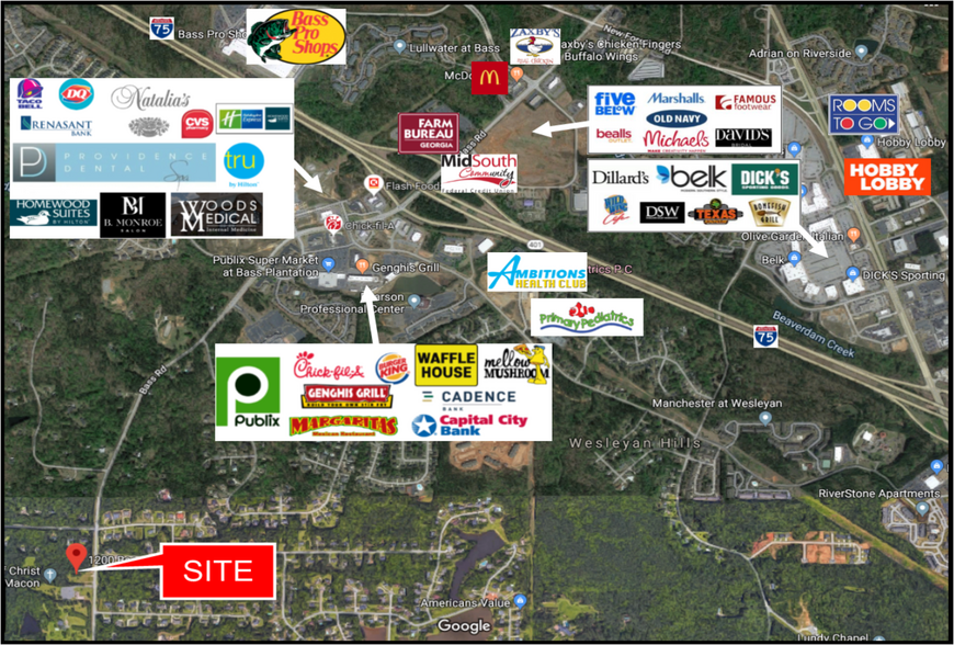 1200 Bass Rd, Macon-Bibb, GA à vendre - Photo du bâtiment - Image 1 de 1